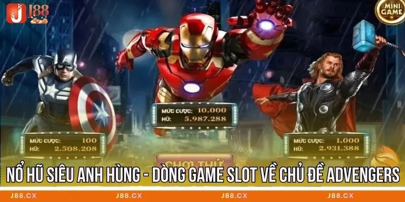 Nổ Hũ Siêu Anh Hùng - dòng game slot về chủ đề Advengers